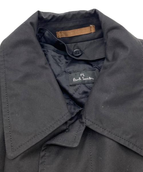PS Paul Smith（ＰＳポールスミス）PS Paul Smith (ＰＳポールスミス) トレンチコート ブラック サイズ:Ｌ2の古着・服飾アイテム