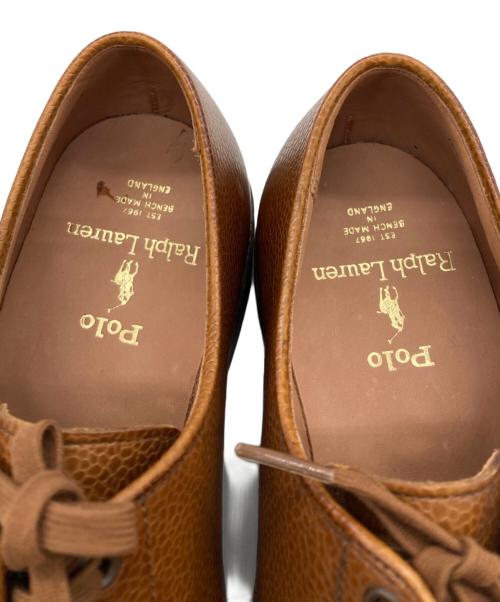 POLO RALPH LAUREN（ポロ・ラルフローレン）POLO RALPH LAUREN (ポロ・ラルフローレン) キャップトゥシューズ ブラウン サイズ:7.5の古着・服飾アイテム