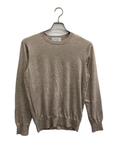 TOMORROW LAND tricot（トゥモローランド トリコ）TOMORROW LAND tricot (トゥモローランド トリコ) カシミヤシルククルーネックニット ベージュ サイズ:Ｓの古着・服飾アイテム
