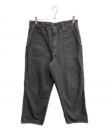 FAUVES（フォーブ）の古着「25AW RANCH BLACK ワイドデニムパンツ」｜ブラック