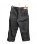 FAUVES (フォーブ) 25AW RANCH BLACK ワイドデニムパンツ ブラック サイズ:5：17000円