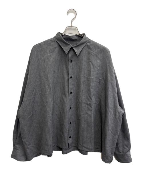whowhat（フーワット）whowhat (フーワット) ウールシャツ グレー サイズ:表記無しの古着・服飾アイテム
