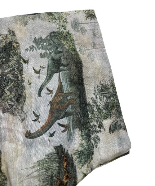 beautiful people（ビューティフルピープル）beautiful people (ビューティフルピープル) old&new printed halfsleeve shirt グリーン サイズ:40の古着・服飾アイテム