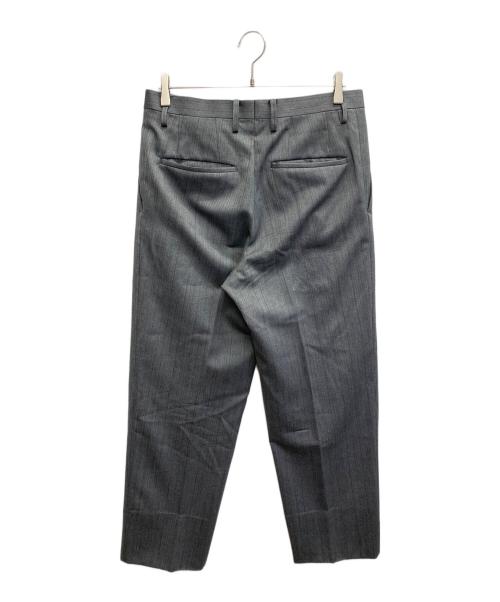 Pilgrim（ピルグリム）PILGRIM (ピルグリム) ウールストライプスラックス グレー サイズ:48の古着・服飾アイテム