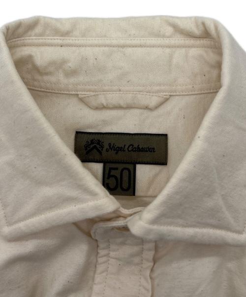 NIGEL CABOURN（ナイジェルケーボン）NIGEL CABOURN (ナイジェルケーボン) ブリティッシュオフィサーズシャツ アイボリー サイズ:50の古着・服飾アイテム