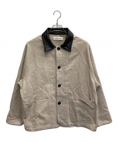 中古・古着通販】echeveria (エケベリア) Leather Switiching Work JKT