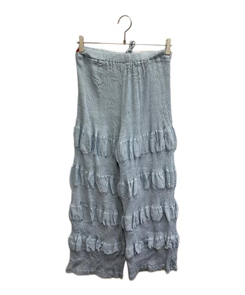 HaaT（ハート）Haat (ハート) プリーツパンツ ブルー サイズ:2の古着・服飾アイテム