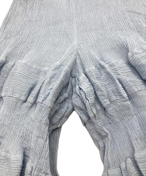 HaaT（ハート）Haat (ハート) プリーツパンツ ブルー サイズ:2の古着・服飾アイテム