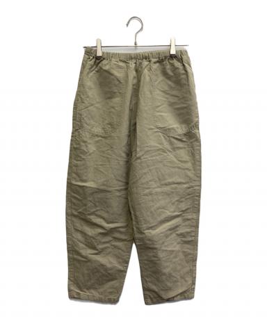 ダントン リネン100% パンツ グリーン　36 中古・古着通販】DANTON (ダントン) リネンコットンイージーパンツ
