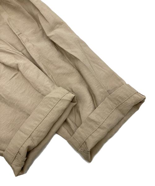 MORRIS&SONS（モリスアンドサンズ）MORRIS&SONS (モリスアンドサンズ) リネンツイル イージータックパンツ ベージュ サイズ:1の古着・服飾アイテム