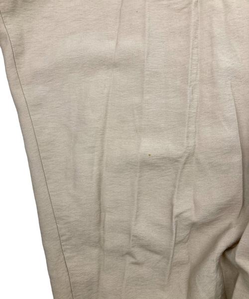 MORRIS&SONS（モリスアンドサンズ）MORRIS&SONS (モリスアンドサンズ) リネンツイル イージータックパンツ ベージュ サイズ:1の古着・服飾アイテム