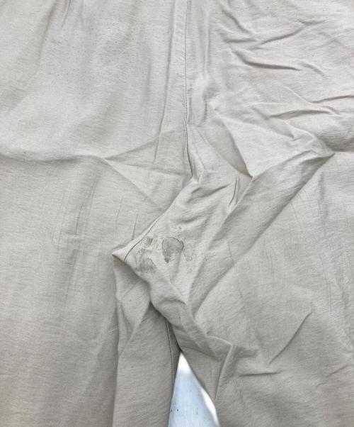 MORRIS&SONS（モリスアンドサンズ）MORRIS&SONS (モリスアンドサンズ) リネンツイル イージータックパンツ ベージュ サイズ:1の古着・服飾アイテム