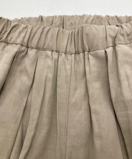 journal standard L'essage（ジャーナルスタンダード レサージュ）journal standard L'essage (ジャーナルスタンダード レサージュ) リノリオグログランイージーパンツ ベージュ サイズ:36の古着・服飾アイテム