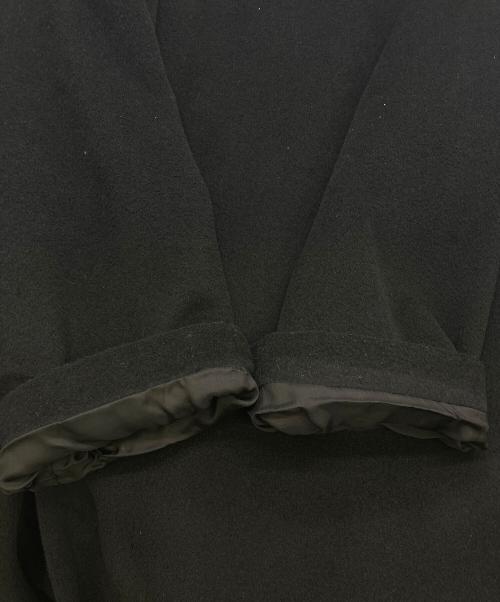 nitca（ニトカ）nitca (ニトカ) ウールカシミヤ ノーカラーコート ブラック サイズ:FREEの古着・服飾アイテム