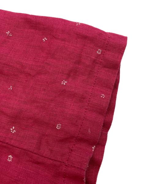 nest Robe（ネストローブ）nest Robe (ネストローブ) 総柄リネンワンピース ピンク サイズ:Freeの古着・服飾アイテム