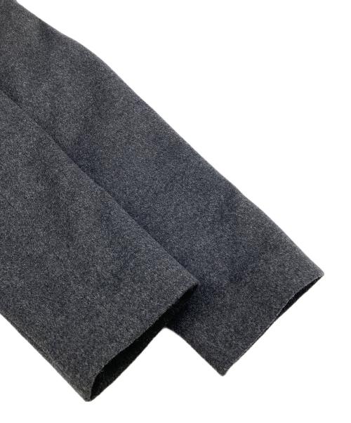 UNTITLED（アンタイトル）UNTITLED (アンタイトル) カシミヤ混ミディ丈ノーカラーコート ブラック サイズ:Mの古着・服飾アイテム