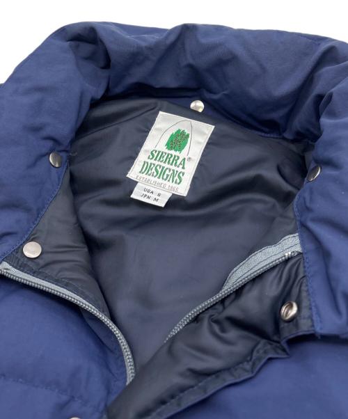 SIERRA DESIGNS（シエラデザインズ）SIERRA DESIGNS (シエラデザインズ) WHITNEY DOWN JACKET/7本木タグ ネイビー サイズ:Mの古着・服飾アイテム