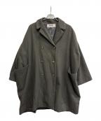 BASISBROEKバージスブルック）の古着「ウールダブルコート」｜オリーブ