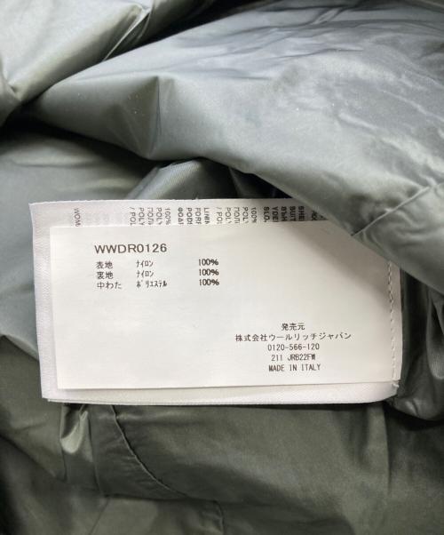 WOOLRICH（ウールリッチ）WOOLRICH (ウールリッチ) SHORT QUILTED DRESS グリーン サイズ:Sの古着・服飾アイテム