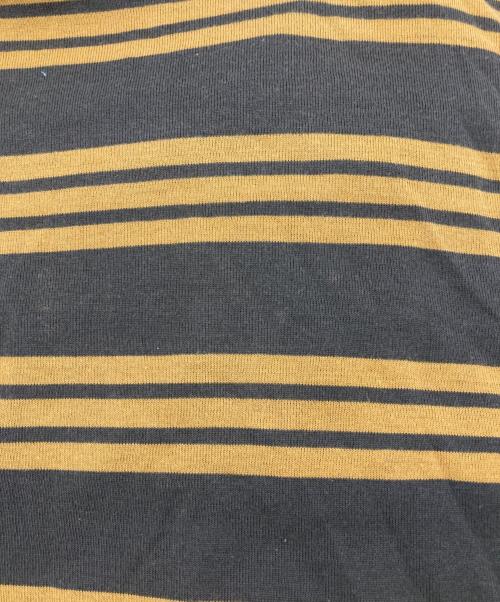 Jean Paul GAULTIER（ジャンポールゴルチェ）Jean Paul GAULTIER (ジャンポールゴルチェ) タートルネックボーダーワンピース イエロー×グリーン サイズ:4の古着・服飾アイテム