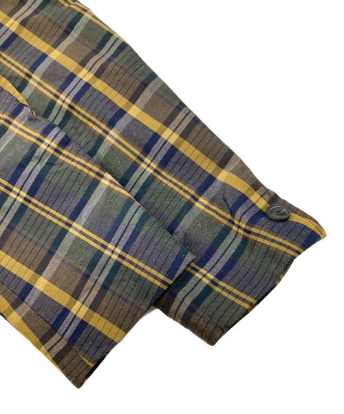 KOLOR（カラー）KOLOR (カラー) チェックテーラードジャケット イエロー×ネイビー サイズ:Sの古着・服飾アイテム