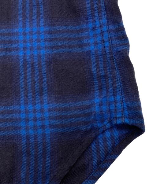 Saint Laurent Paris（サンローランパリ）Saint Laurent Paris (サンローランパリ) チェックシャツ ブルー サイズ:Sの古着・服飾アイテム