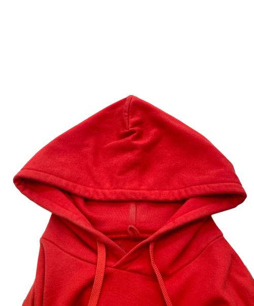doublet（ダブレット）doublet (ダブレット) CHAOS EMBROIDERY HOODIE RED レッド サイズ:XLの古着・服飾アイテム