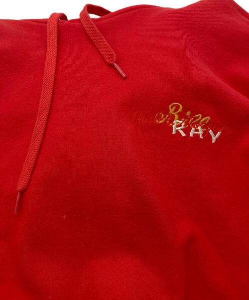 doublet（ダブレット）doublet (ダブレット) CHAOS EMBROIDERY HOODIE RED レッド サイズ:XLの古着・服飾アイテム