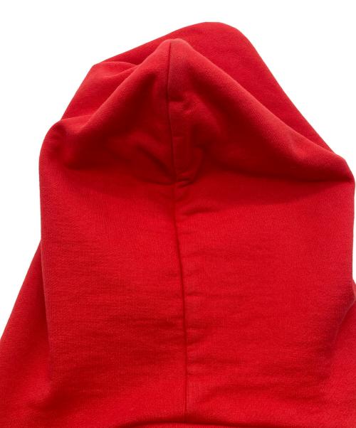 doublet（ダブレット）doublet (ダブレット) CHAOS EMBROIDERY HOODIE RED レッド サイズ:XLの古着・服飾アイテム