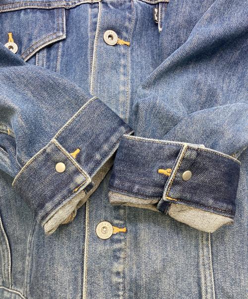 doublet（ダブレット）doublet (ダブレット) MARIONETTE SILK DENIM JACKET ネイビー サイズ:Mの古着・服飾アイテム