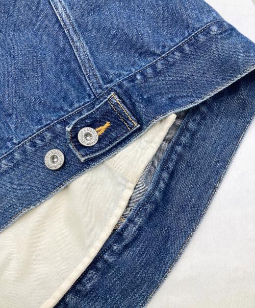 doublet（ダブレット）doublet (ダブレット) MARIONETTE SILK DENIM JACKET ネイビー サイズ:Mの古着・服飾アイテム