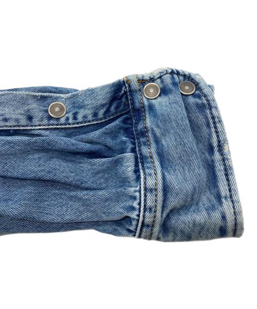 DIESEL（ディーゼル）DIESEL (ディーゼル) D-Ocean ウォッシュドデニム シャツ ブルー サイズ:Lの古着・服飾アイテム