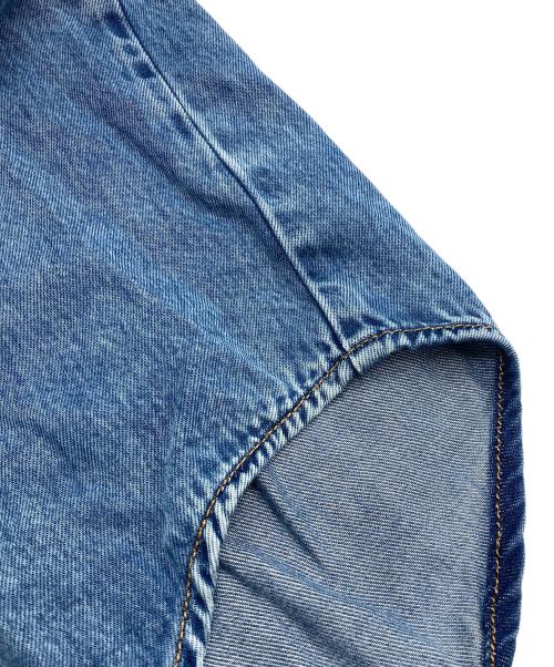 DIESEL（ディーゼル）DIESEL (ディーゼル) D-Ocean ウォッシュドデニム シャツ ブルー サイズ:Lの古着・服飾アイテム