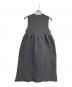 UNITED ARROWS TOKYO (ユナイテッドアローズトウキョウ) Pフリル ノースリーブ ワンピース グレー サイズ:FREE：18000円