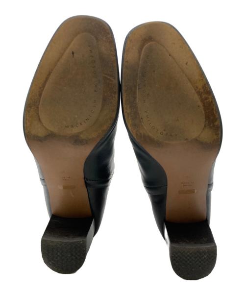 MACKINTOSH PHILOSOPHY（マッキントッシュ フィロソフィー）MACKINTOSH PHILOSOPHY (マッキントッシュ フィロソフィー) サイドゴアショートブーツ ブラック サイズ:24の古着・服飾アイテム