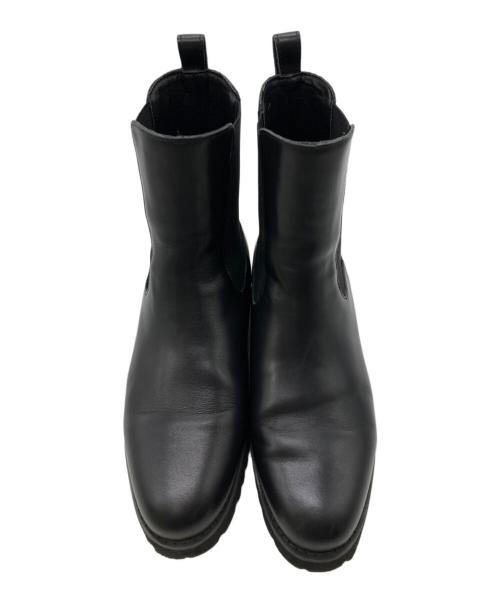 BEAUTY&YOUTH（ビューティーアンドユース）BEAUTY&YOUTH (ビューティーアンドユース) レザー サイドゴアブーツ ブラック サイズ:37の古着・服飾アイテム