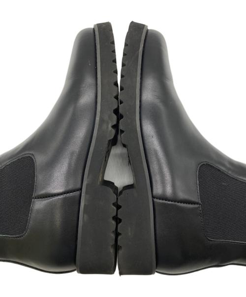 BEAUTY&YOUTH（ビューティーアンドユース）BEAUTY&YOUTH (ビューティーアンドユース) レザー サイドゴアブーツ ブラック サイズ:37の古着・服飾アイテム