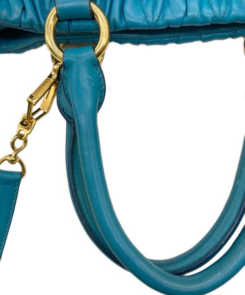 MIU MIU（ミュウミュウ）MIU MIU (ミュウミュウ) 2wayハンドバッグ/マテラッセ TURCHESEの古着・服飾アイテム