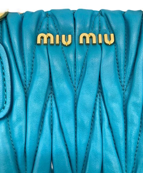 MIU MIU（ミュウミュウ）MIU MIU (ミュウミュウ) 2wayハンドバッグ/マテラッセ TURCHESEの古着・服飾アイテム