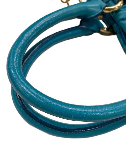 MIU MIU（ミュウミュウ）MIU MIU (ミュウミュウ) 2wayハンドバッグ/マテラッセ TURCHESEの古着・服飾アイテム