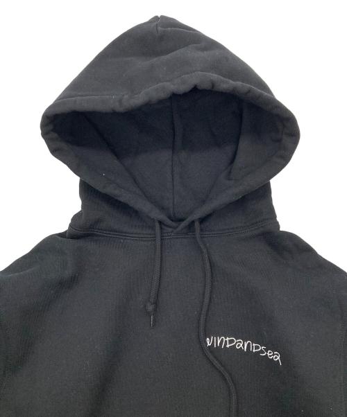 WIND AND SEA（ウィンダンシー）WIND AND SEA (ウィンダンシー) プルオーバーパーカー ブラック サイズ:Sの古着・服飾アイテム