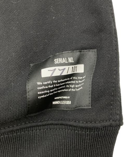 WIND AND SEA（ウィンダンシー）WIND AND SEA (ウィンダンシー) プルオーバーパーカー ブラック サイズ:Sの古着・服飾アイテム