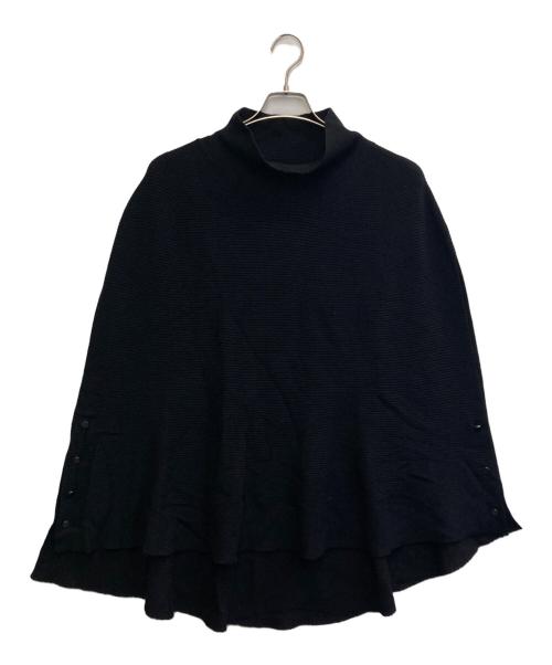 BEAUTY&YOUTH（ビューティーアンドユース）BEAUTY&YOUTH (ビューティーアンドユース) BY タートルネック ニットマント ベスト -2WAY- ブラック サイズ:表記無しの古着・服飾アイテム