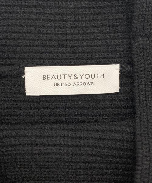 BEAUTY&YOUTH（ビューティーアンドユース）BEAUTY&YOUTH (ビューティーアンドユース) BY タートルネック ニットマント ベスト -2WAY- ブラック サイズ:表記無しの古着・服飾アイテム