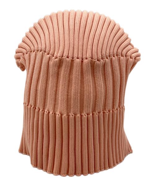 CFCL（シーエフシーエル）CFCL (シーエフシーエル) FLUTED BEANIE ピンク サイズ:Fの古着・服飾アイテム