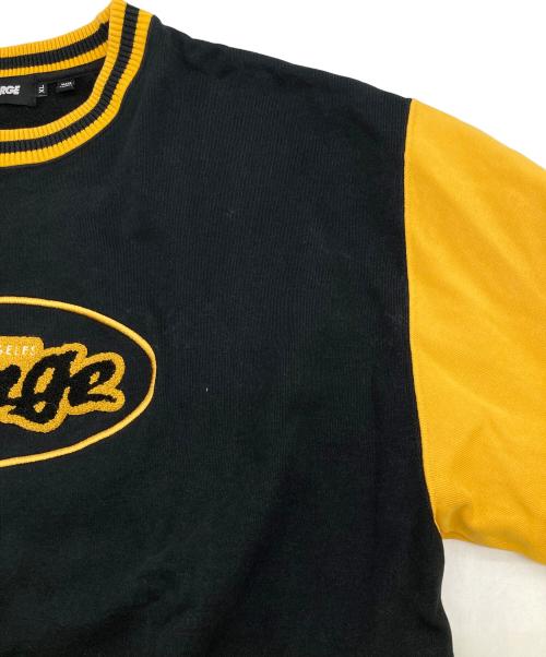 X-LARGE（エクストララージ）X-LARGE (エクストララージ) レトロクルーネックスウェット ブラック サイズ:XLの古着・服飾アイテム