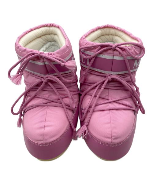 MOON BOOT（ムーンブーツ）MOON BOOT (ムーンブーツ) アイコンローナイロンブーツ ピンク サイズ:US7/8.5の古着・服飾アイテム