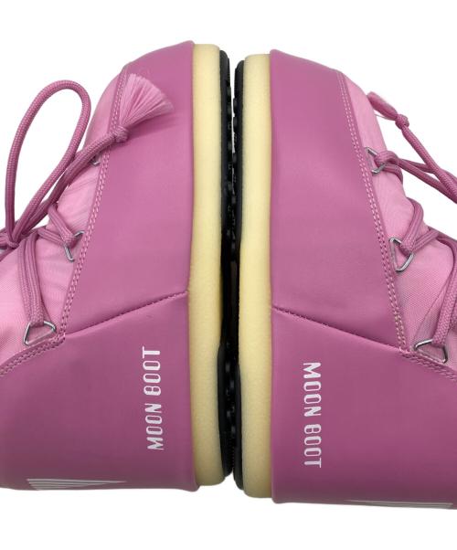 MOON BOOT（ムーンブーツ）MOON BOOT (ムーンブーツ) アイコンローナイロンブーツ ピンク サイズ:US7/8.5の古着・服飾アイテム