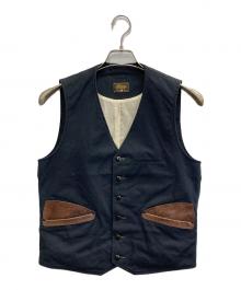 Geruga（ゲルガ）の古着「ダックワークベスト」｜ネイビー