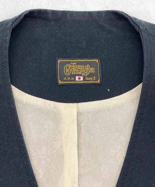 Geruga（ゲルガ）GERUGA (ゲルガ) ダックワークベスト ネイビー サイズ:2の古着・服飾アイテム